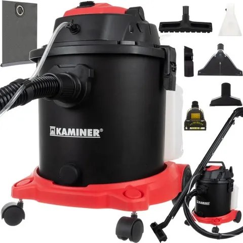 Prací vysavač 1600W s funkcí extrakce, foukání a suchého sání, 20l nádrž